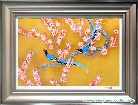 上村松篁「春輝」リトグラフ :: 絵画買取・絵画販売専門店 - 株式会社 ...