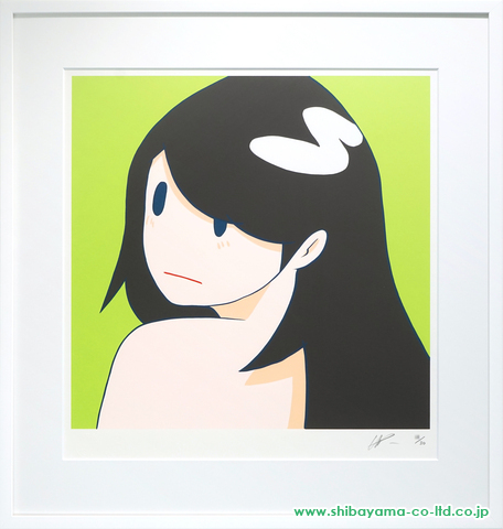 天野タケル「「Venus」 green」シルクスクリーン :: 絵画買取・絵画 