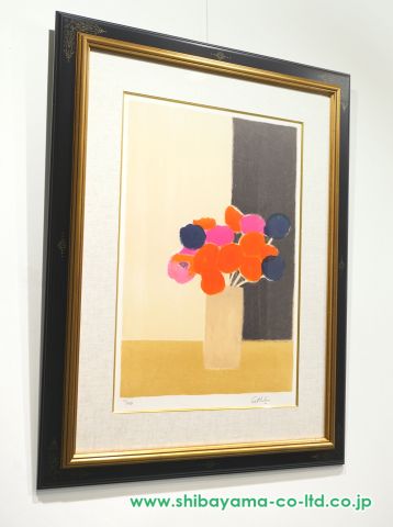 belle＊ベルナール カトラン インディアンローズ アート 額縁 imgrc0079571393.jpg