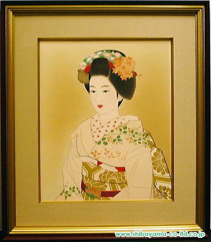 伊東深水「舞妓」リトグラフ :: 絵画買取・絵画販売専門店 - 株式会社