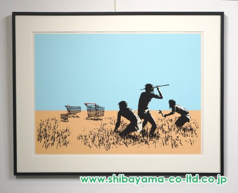 バンクシー「(WCP) Trolley Hunters」スクリーンプリント :: 絵画買取 