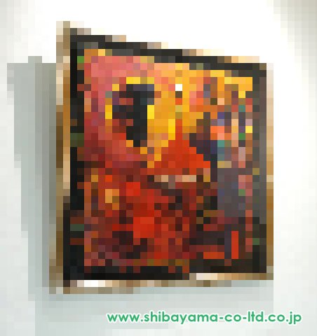 早川義孝「サーカスの詩」油彩 20号スクエア :: 絵画買取・販売