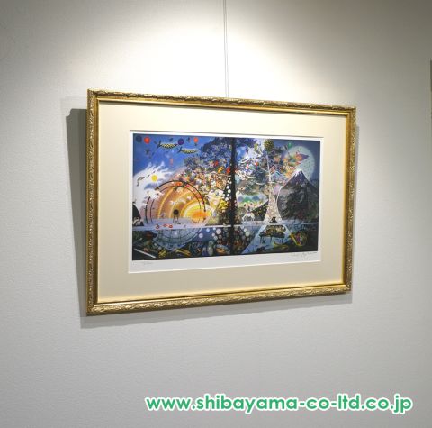 藤城清治「生命讃歌」セリグラフ :: 絵画買取・販売 - シバヤマ