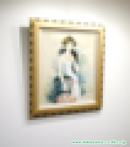 純正買取ベルナール・シャロワ　白いドレス　143/200　リトグラフ　絵画　油絵　版画 石版画、リトグラフ