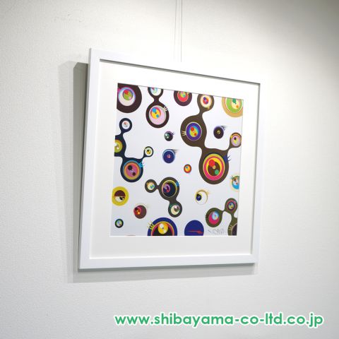 村上隆 版画 めめめくらげ　白3 村上隆 版画 めめめくらげ 白3