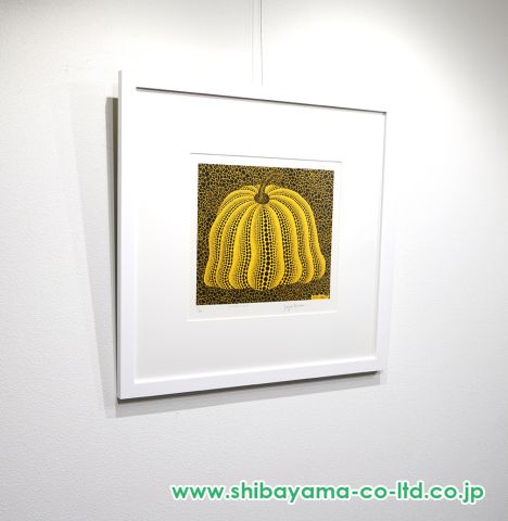 草間彌生「かぼちゃ 2000(黄) 」スクリーンプリント :: 絵画 草間彌生「かぼちゃ 2000(黄) 」スクリーンプリント :: 絵画