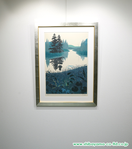 内祝い】 絵画 リトグラフ 海辺２ 絵画 - www.casacarbonaia.com