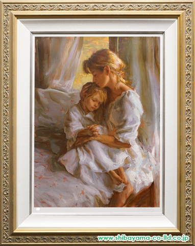 ダニエル・F.ゲァハルツ(Daniel F.Gerhartz) 「慈しみ」ジークレー :: 絵画買取・販売 - シバヤマ