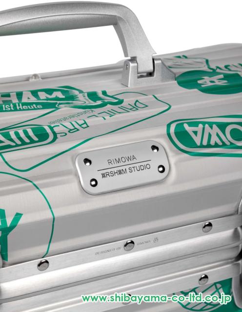 ダニエル・アーシャム「Daniel Arsham x Rimowa Eroded Turnable White