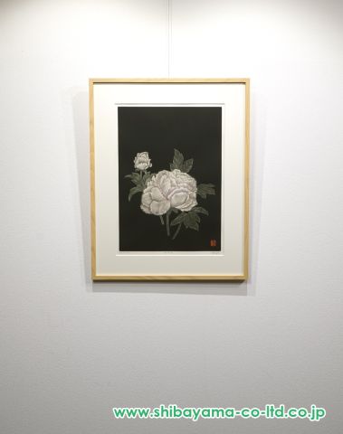 小泉淳作「牡丹双華」銅版画 :: 絵画買取・販売 - シバヤマ