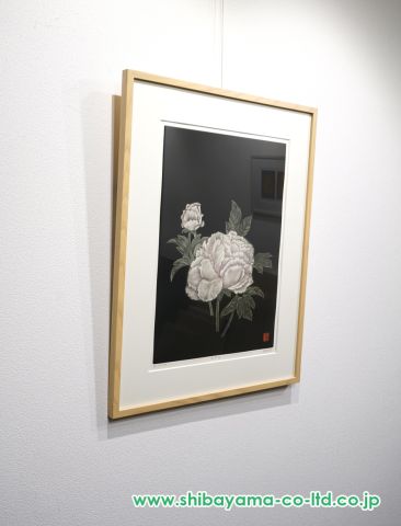 牡丹小鳥【自作品】 小倉遊亀作『牡丹咲く』 ｜骨董品買取 緑和堂
