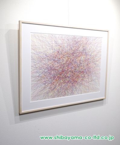 名和晃平「Line-Random-CMY ＃2」シルクスクリーン :: 絵画買取