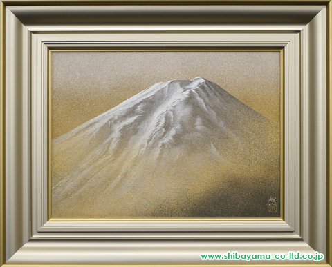 清水規「富岳」日本画 P8号