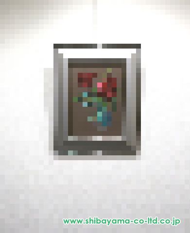 杉山寧「薔薇」日本画＋パステル :: 絵画買取・販売 - シバヤマ