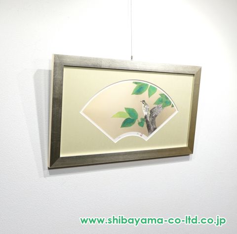 上村淳之「《鳥たちの詩 彩》 夏 小琢木鳥」リトグラフ :: 絵画