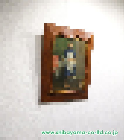 鬼頭鍋三郎、柴山潟の白山、豪華・希少・大判画集画、新品高級額