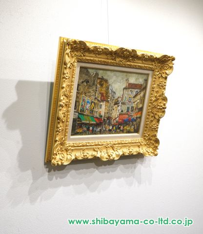 児玉幸雄「ムフタール通り」油彩 6号 :: 絵画買取・販売 - シバヤマ