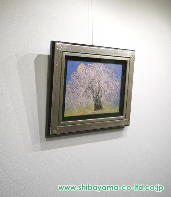 木村圭吾「弘前城の桜」日本画 6号 :: 絵画買取・販売 - シバヤマ