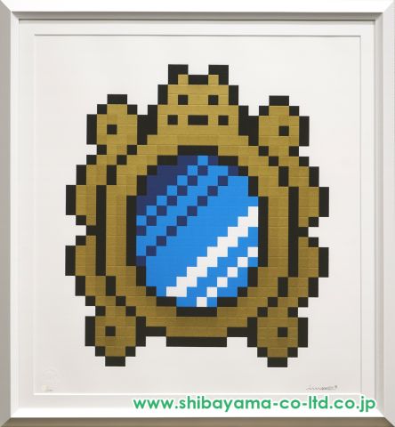 インベーダー「VERSAILLES BLUE MIRROR」シルクスクリーン