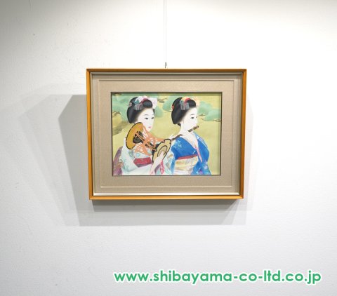中尾淳「一調一管」日本画 6号 :: 絵画買取・販売 - シバヤマ