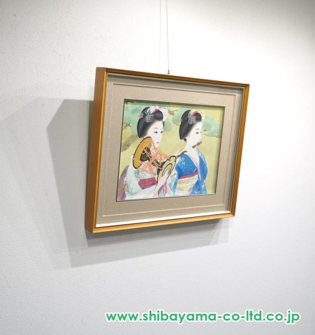 中尾淳【折鶴】 日本画 4号（おうちギャラリー 川合玉堂 先生の