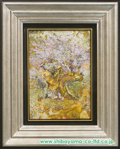 売れ筋ランキングも掲載中！ 木村圭吾「爛漫淡墨桜」日本画 SM :: 絵画買取・販売 - シバヤマ 絵画