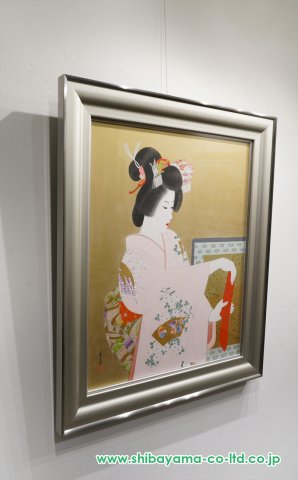 【立石春美】「作品名不名」油絵 絹本 立石春美】「作品名不名」油絵 絹本