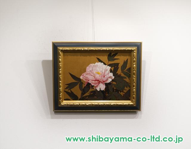 山下徹「牡丹」油彩 P8号 :: 絵画買取・販売 - シバヤマ