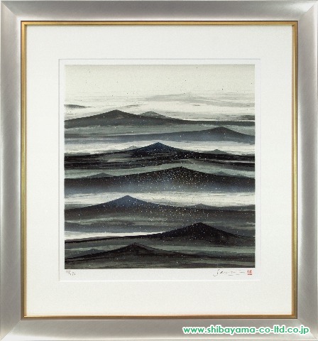 千住博「タイドウォーターⅡ」リトグラフ :: 絵画買取・絵画販売専門店 