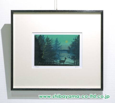千住博「月満ちる」リトグラフ :: 絵画買取・販売 - シバヤマ