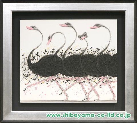 福井江太郎「智」日本画 10号