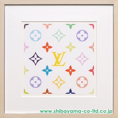 村上隆　Superflat Monogram green 版画 村上隆 SUPER FLAT Monogram(Green)