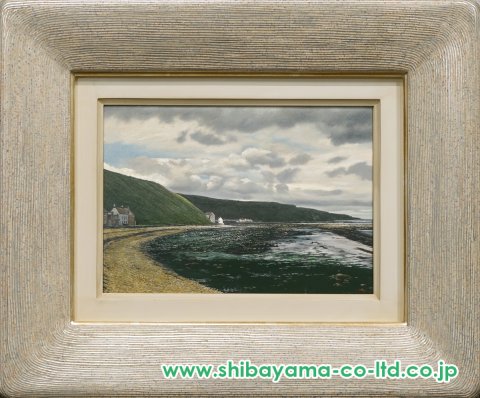 原雅幸「白の記憶」油彩 P3号 :: 絵画買取・販売 - シバヤマ