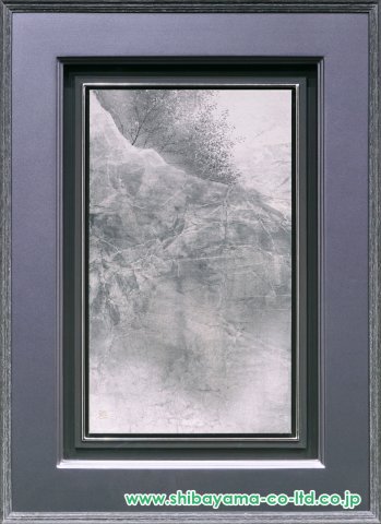 千住博「断崖図」日本画 6号