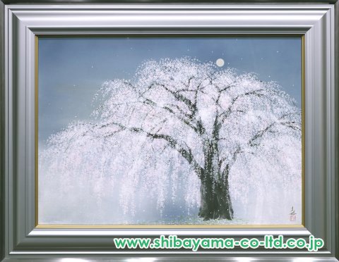 木村圭吾「爛漫久遠寺」日本画 30号 :: 絵画買取・販売 - シバヤマ