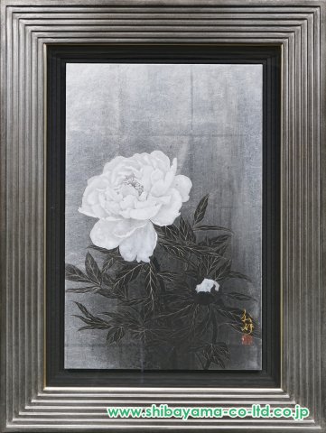 狩俣公介「槇」日本画 M10号 :: 絵画買取・販売 - シバヤマ