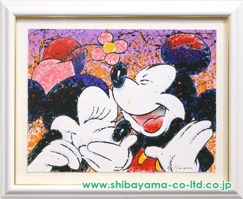 デビッド・ウィラードソン「ティックルドピンク」シルクスクリーン