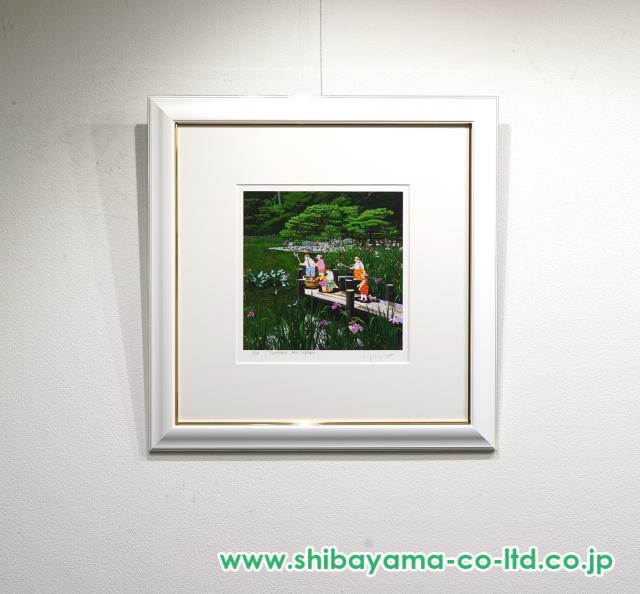 ヒロ・ヤマガタ「日本のエッセンス 嵐山」シルクスクリーン :: 絵画