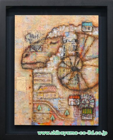 金丸悠児「微睡みの町－ヒツジ－」ミクストメディア 6号