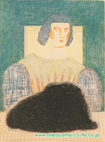 有元利夫「IT’S NOTHING ELSE版画集「一千一秒物語」より-95」銅版画