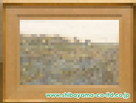 芝康弘「希望の丘」日本画 P6号