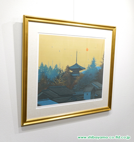 千住博「法輪寺朝景」リトグラフ :: 絵画買取・販売 - シバヤマ