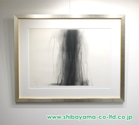 千住博　油絵 Amazon.co.jp: 千住博絵柄20種展開「森の啓示」朝日新聞 額絵