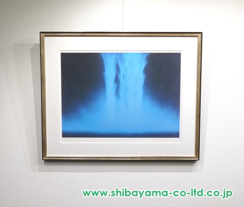 千住博「フォーリングカラー BLUE」HSエディション :: 絵画買取・販売