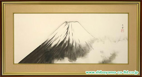 日本直営◆ 川合玉堂 『 富嶽 』 リトグラフ 石版画、リトグラフ