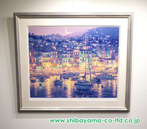 笹倉鉄平「ヴィルフランシュ」シルクスクリーン :: 絵画買取・販売
