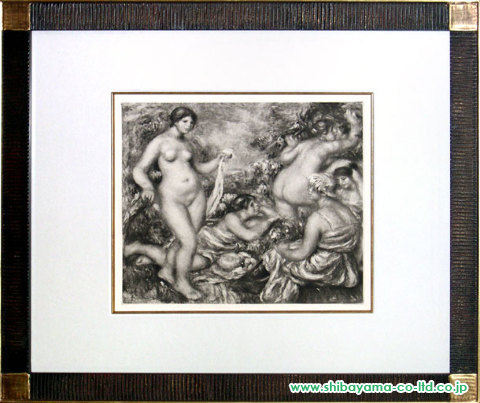 ピエール＝オーギュスト・ルノワール「Chez AMBROISE VOLLARDより『Femmes nues』」銅版画