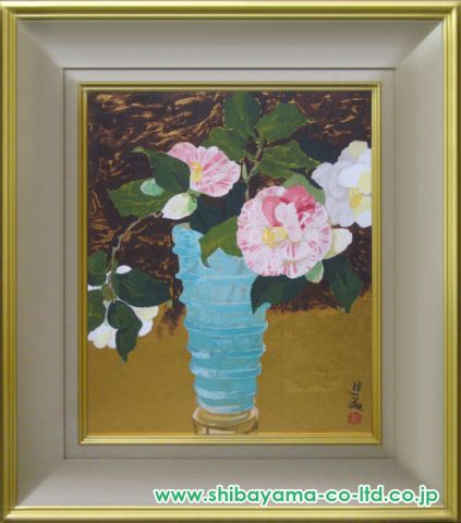 日本画作品「造花Ⅱ」 日本画作品「造花Ⅱ」