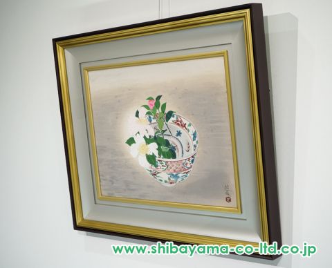 小倉遊亀「赤繪」木版画 :: 絵画買取・販売 - シバヤマ 小倉遊亀「赤繪」木版画 :: 絵画買取・販売 - シバヤマ