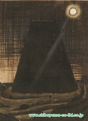 有元利夫　TOUR DU CHAT-NOIR 版画集「一千一秒物語」より- 有元利夫「版画集「一千一秒物語」より『TOUR DU CHAT-NOIR 版画集「一